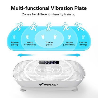 Merach Vibration Plate - Weight limit upto 330 LBs