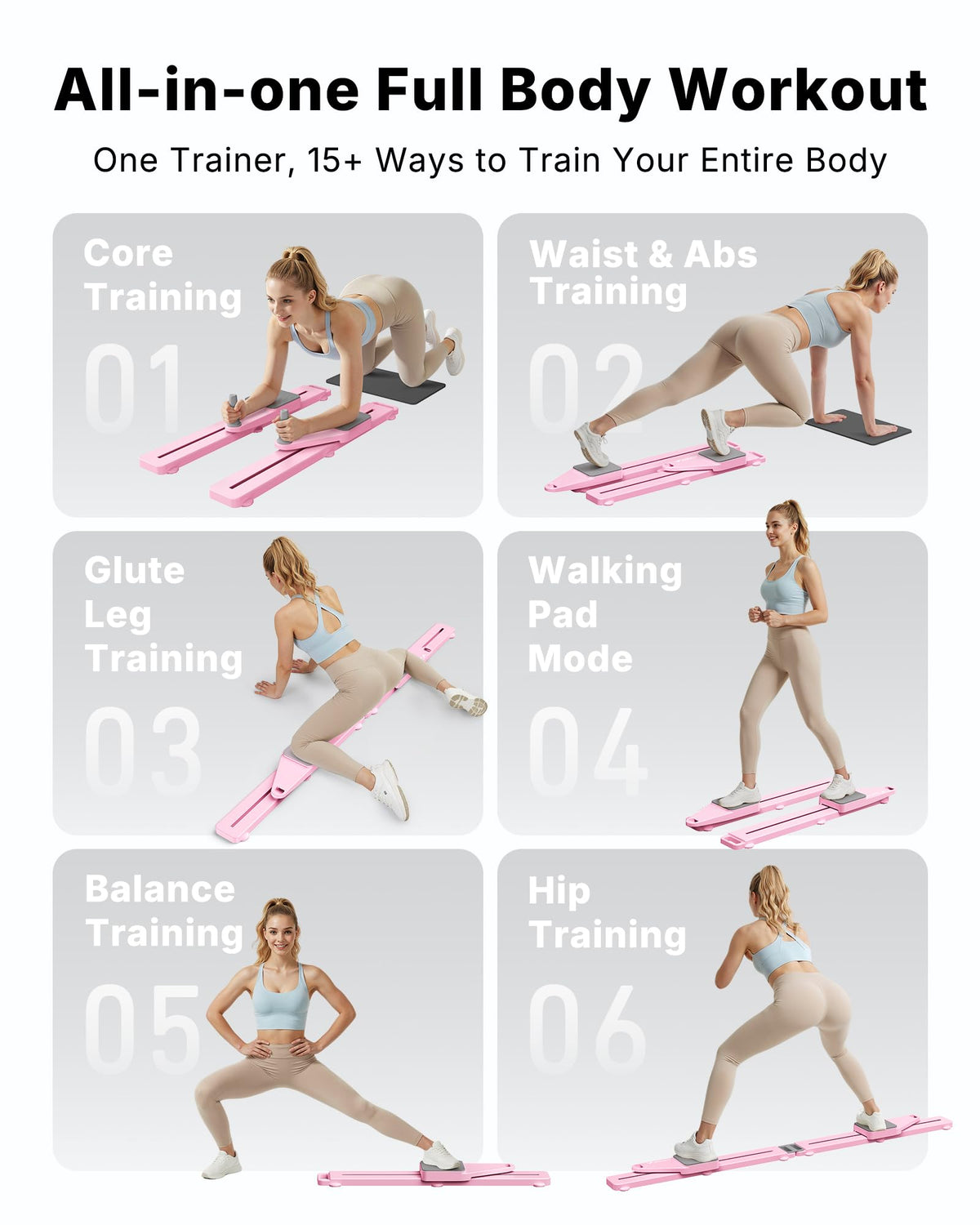 GlowFit Pilates Board - Reformer Pilates