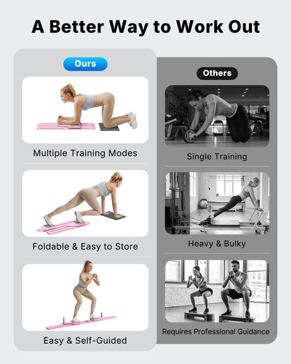 GlowFit Pilates Board - Reformer Pilates