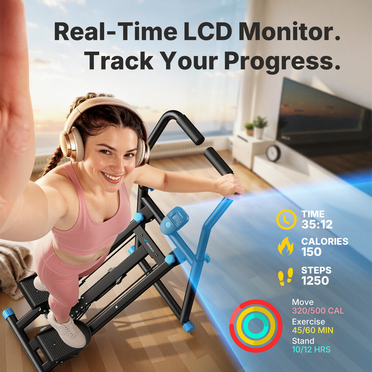 Merach Stair Master - Weight limit upto 400 LBS