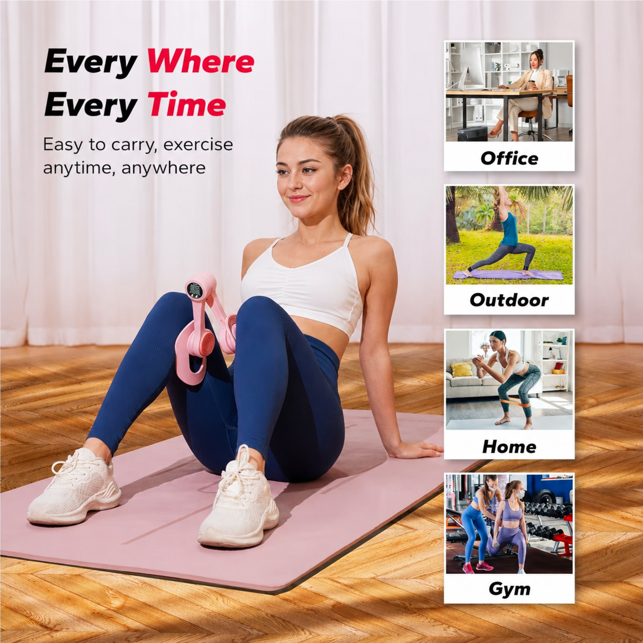 GlowFit Pelvic floor & Thighs Trainer