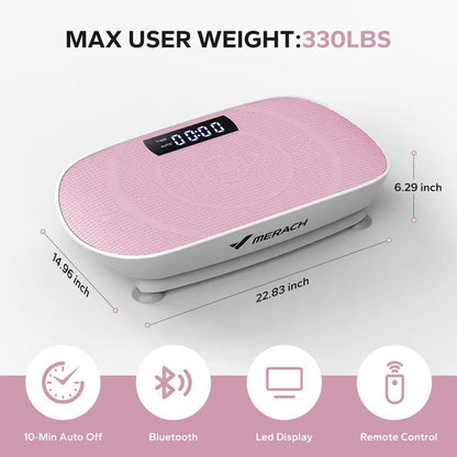 Merach Vibration Plate - Weight limit upto 330 LBs