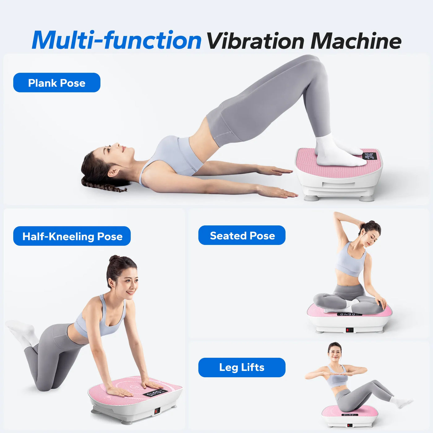 Merach Vibration Plate - Weight limit upto 330 LBs